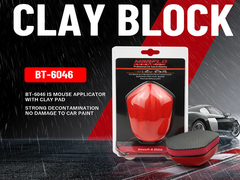 Square Shape Red Car Clay Block With BSCI ISO-9001 Certification